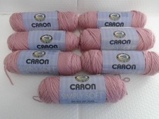 Caron yarn SIMPLY SOFT 2661 Victorian Rose Lot of Seven 3.0 oz Skeins New