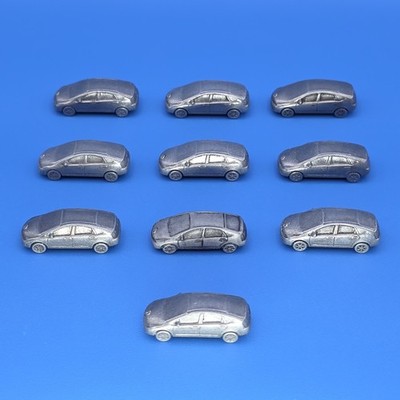 Lot of 10 Monopoly Here and Now America Has Voted Toyota Prius Car Tokens Movers