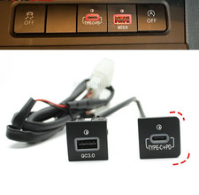 Car USB Charger PD QC3.0 Adapter for Volkswagen Golf MK6 Jetta Scirocco (Afterma