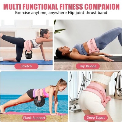 Multifunction Fitness Weight Belt for Dumbbells Kettlebells Plates Glute Hip Tra
