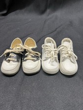 2 Pairs Of Vintage Baby Shoes Lot