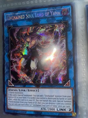 Unchained Soul Lord Of Yama - NM - MP24-EN101 - Prismatic Secret Rare
