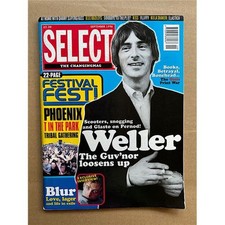 PAUL WELLER SELECT MAGAZINE SEPTEMBER 1996 - PAUL WELLER COVER WITH MORE INSIDE 