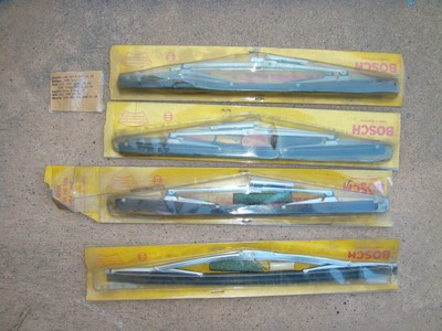One Pair NOS Bosch Wiper Blades for Austin, Morris, MG, Datsun, Fiat, Lancia
