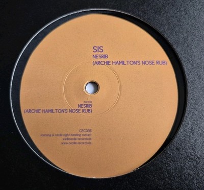SIS - NESRIB (ARCHIE HAMILTON'S NOSE RUB) 12'' CEC036 CECILLE RECS 2019 N.MINT!