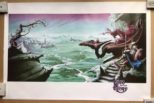 Rodney Matthews Lord Of The Rings II Vintage Rare Fantasy Poster