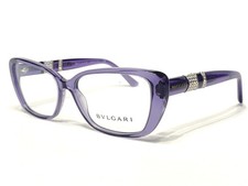 Women's Bvlgari Eyeglasses Frames BV4102B 5323 Purple Cats Eye 55/15 140 NEW