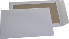 10 St. Pappr&uuml;ckwandtaschen C4 wei&szlig; ohne Fenster Versandtaschen Briefumschl&auml;ge