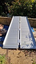 Heavy Duty Folding Aluminium Wheelchair Ramp - 1800mm (6ft) X 700mm
