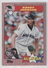 2017 Topps 1987 Baseball 30th Anniversary All-Star Red 23/25 Randy Johnson 0a3