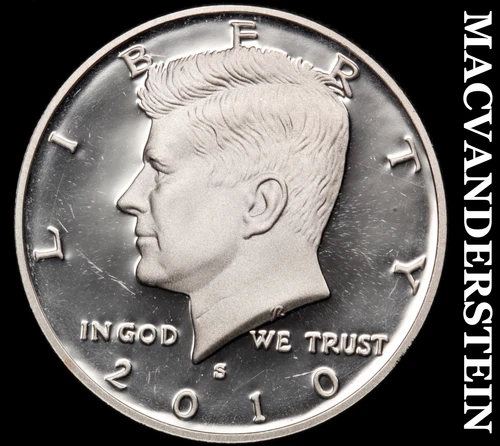 2010-S Kennedy Half Dollar- Silver Choice Gem Proof Luster No Reserve #i9869