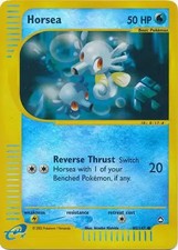 Horsea - 85/147 - Pokemon Aquapolis Reverse Holo Rare Card MP