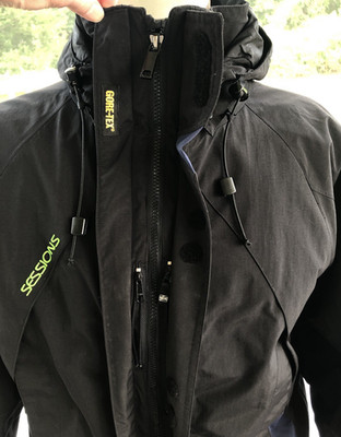 Sessions Summit Series Jacket Mens XL Black Gore-Tex Hooded Snow Ski Coat
