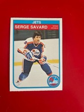 1982-83 O-Pee-Chee set break OPC #390 Serge Savard - Winnipeg Jets NRMT