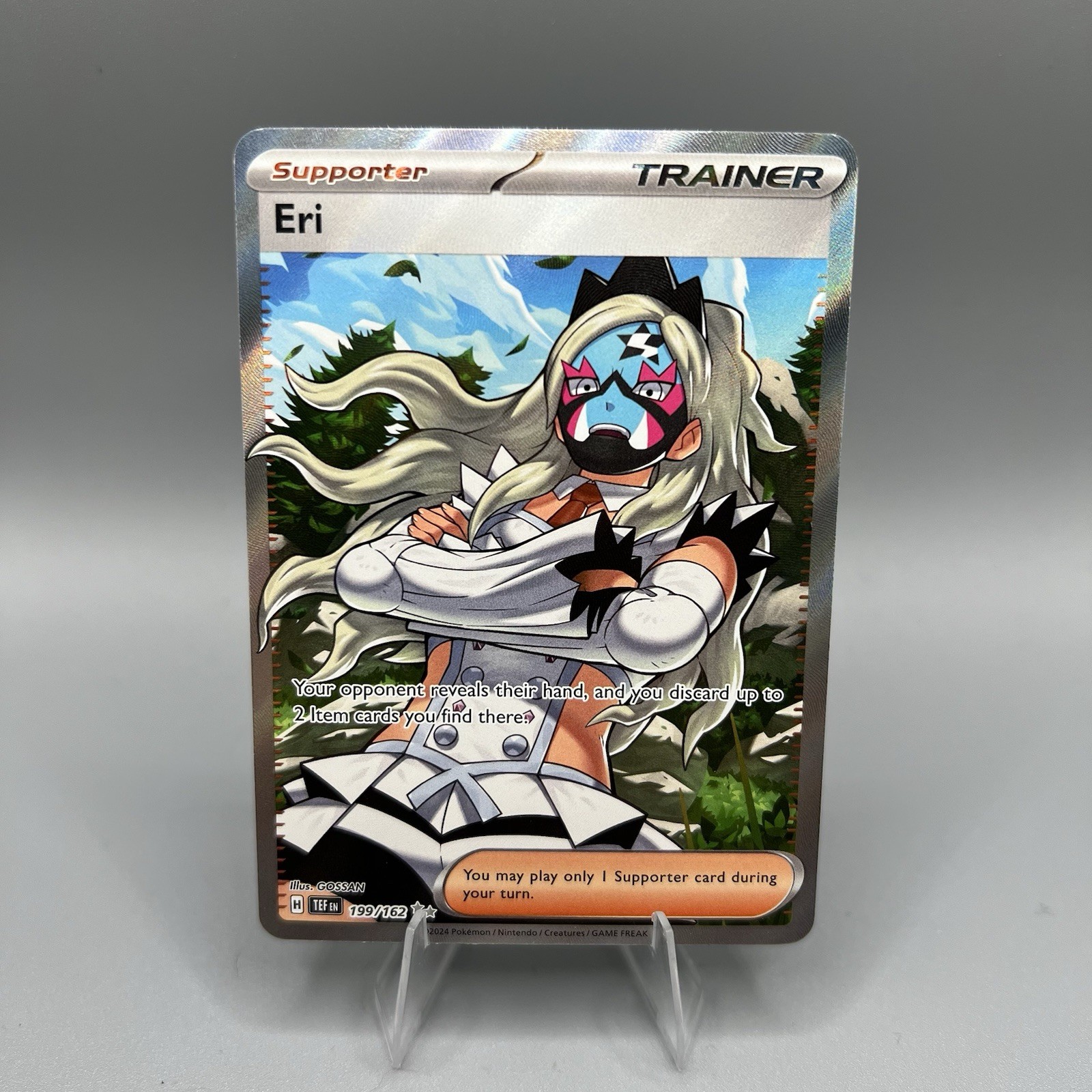 Eri 199/162 SV05: Temporal Forces Ultra Rare Full Art Holo Mint NM Pokemon TCG