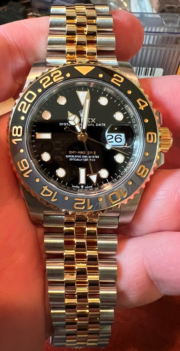Rolex GMT-Master II Black dial 2025 18K gold/Stainless Steel