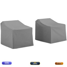 Crosley Furniture Patio Furniture Covers Waterproof 2-Piece Outdoor Chair Cover