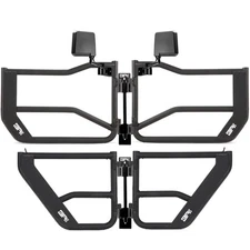 Body Armor 4x4 Front/Rear Tube Doors w/Mirrors & Storage Bar Fits Jeep JT, JL