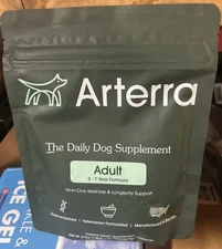 Arterra Adult All-in-One Daily Dog Supplement for Advanced Wellness & Longevity