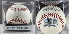 Terry Francona Autographed Baseball Beckett BAS COA Authentic & Certified