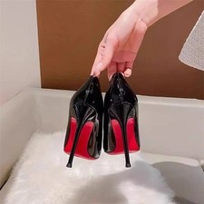 New High Heels Large Red Bottom with a Sophisticated Tip and Thin Heels^^