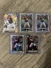 2026 Bowman Chrome Konnor Griffin 5 Card Lot Pirates with Refractors