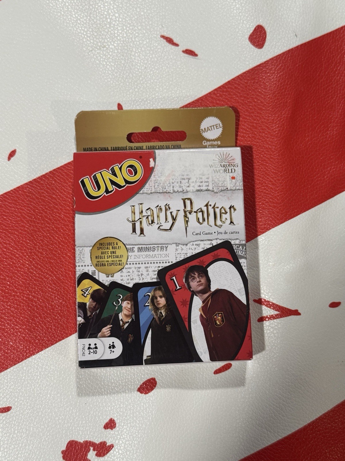 Uno Harry Potter Family Card Game - Multi-Colour FNC42 Mattel Games NEW-image