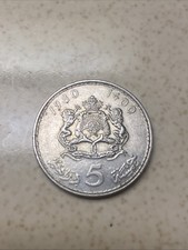 1980 1400 5 Dirham Maroc Morocco