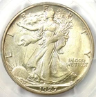 1927-S Walking Liberty Half Dollar 50C Coin - Certified PCGS AU55 - Rare Date!