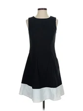 AB Studio Women Black Casual Dress 2