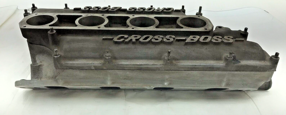 1970 Cross Boss NOS Autolite Ford Carbs 302 4V Inline Induction Intake ...