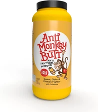 Anti Monkey Butt | Body Powder with Calamine | Sweat, Odor and Friction Fighter