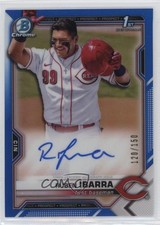 2021 Bowman Draft Chrome Pick Blue Refractor /150 Ruben Ibarra #CDA-RI Auto 0q4s