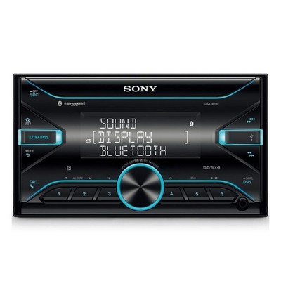 Sony DSX-B700 Single DIN AM FM USB BT Car Stereo Receiver SiriusXM Ready