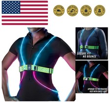 Tracer2 Multicolor Light Up and Reflective Running Vest | Rechargeable, Ultra...