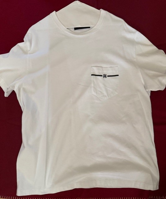 AMIRI MA Pocket T-Shirt White Size XL