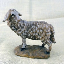 SHEEP figurine 2.5" tall FONTANINI NEW NEVER SOLD Marble Based Resin hand paint