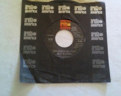 45rpm MARY MacGREGOR Torn Between Two Lovers/I Just Want To Love You 7''Vinyl=EXC