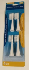Luminant Soft  ~ 4pc Replacement Toothbrush Heads  For SKU 333680  Toothbrush