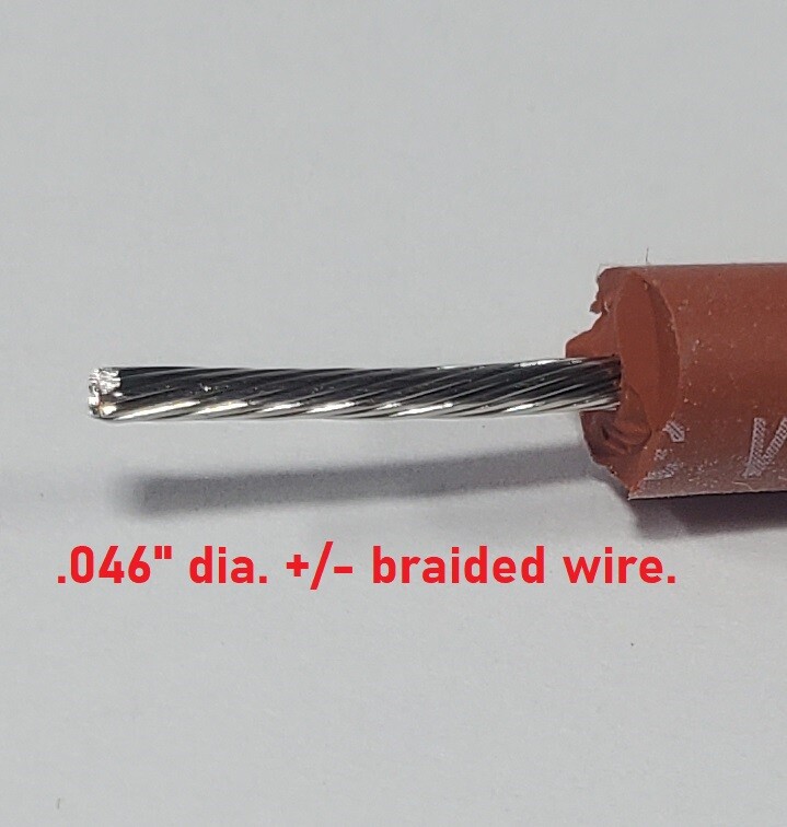 Filo Accensione 7mm 16 AWG UL3257 Arancione – 250°C 25kVDC - Foto 2