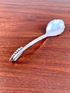 GEORG JENSEN DANISH STERLING SILVER LADLE - 4.75" ORNAMENTAL #41, NO MONOGRAM