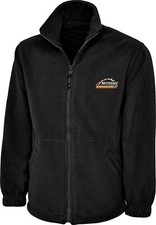 Custom Embroidered Your Text Mechanic Logo Zipped Fleece, Engine Repair Service