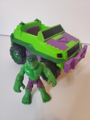 Marvel Super Hero Adventures Hulk Truck & Action Figure