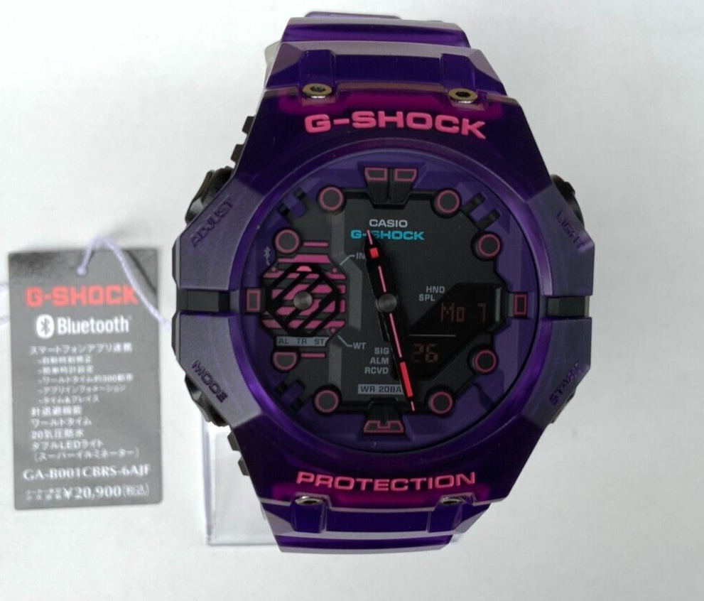 CASIO G-SHOCK GA-B001CBRS-6AJF Black Men's Watch New in Box