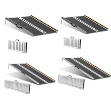 VEVOR Folding Aluminum Wheelchair Ramp 2/3/4/5/6/7/8/10 ft Mobility Ramp 800 lbs