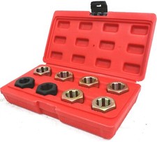 8pc UNEF Axle Spindle Fractional & Metric Rethreading Tool Kit Repair Cleaning