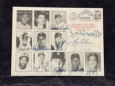 VERY RARE Multi-Player AUTO'D Piece, Zoilo Versalles, Tony Oliva, Jim Perry MINT
