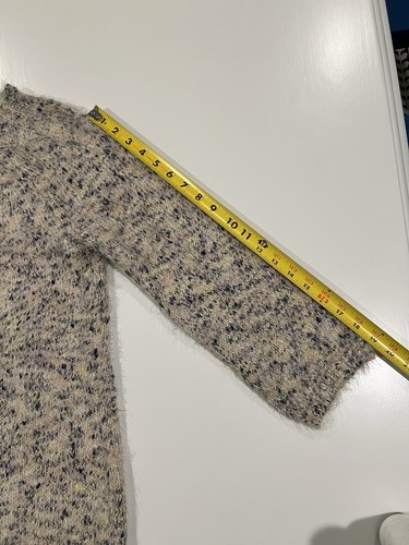 Lou & Grey Women’s Fuzzy Knit Light Multicolor Sweater Size S NWOT - Picture 8 of 8