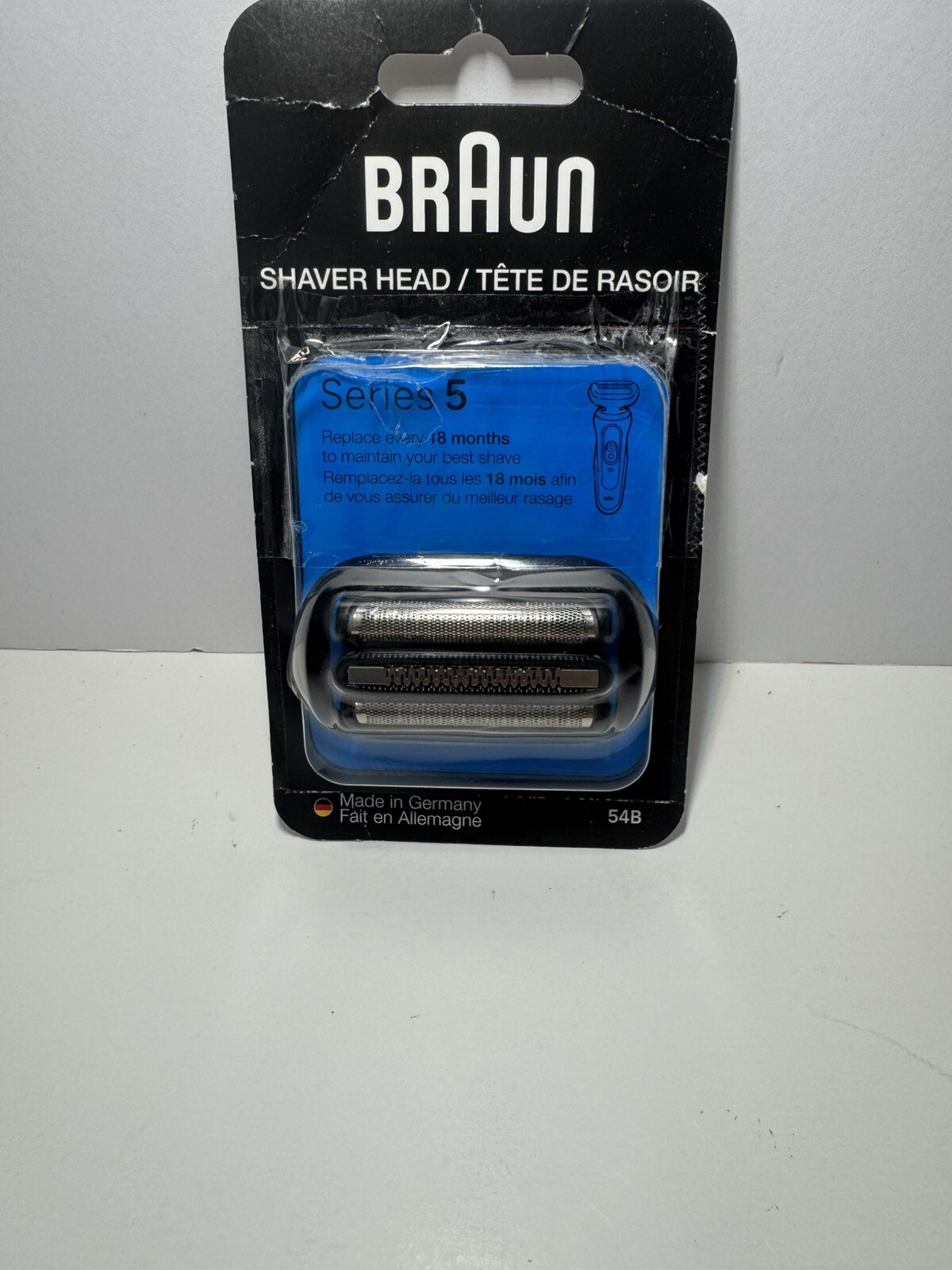 Cartucho de cabezal de repuesto Braun 54B para afeitadoras Select S5 Series 5 nueva caja abierta