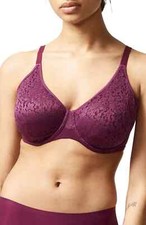 Chantelle Lingerie Norah Molded Underwire Bra in Berry Size 36DDD 1431